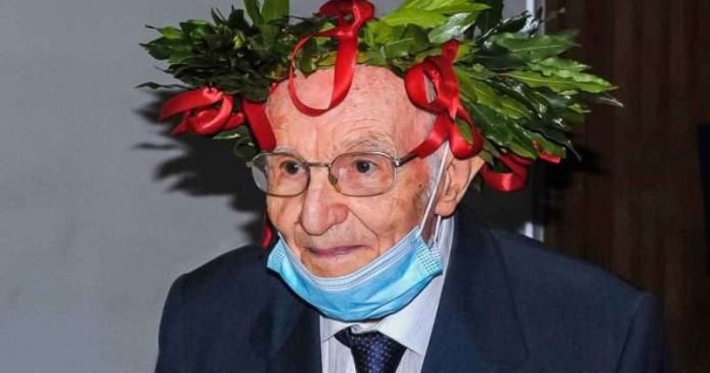 À 99 ans, il décroche son... master de philosophie et devient le plus vieux diplômé d'Italie 