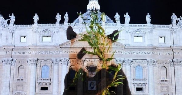 Pour la COP21, un spectacle visuel sublime a été mis en place au Vatican afin de sensibiliser les esprits sur les espèces menacées