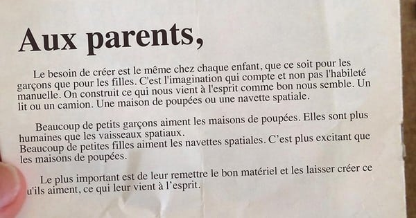  Certains parents, dans les années 70, n’ont pas dû apprécier de recevoir une telle lettre…