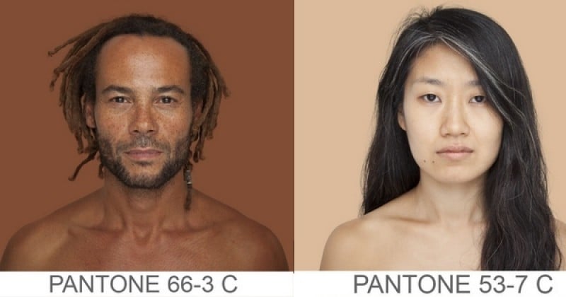 Une photographe brésilienne crée une «palette humaine» des couleurs de peau pour répertorier la formidable diversité de l'espèce humaine