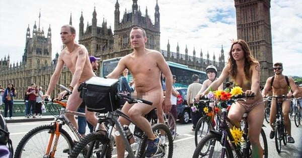 Des cyclistes NUS roulent dans les rues de Londres pour protester contre la pollution des carburants !