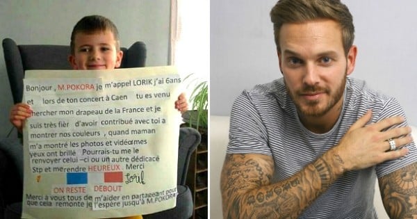 Un petit garçon de 6 ans a contacté M. Pokora de la manière la plus mignonne qui soit ! Et son idole lui a répondu...