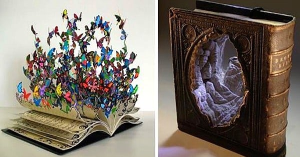 Voici 25 sculptures sur livres les plus incroyables : vous allez être bluffés !