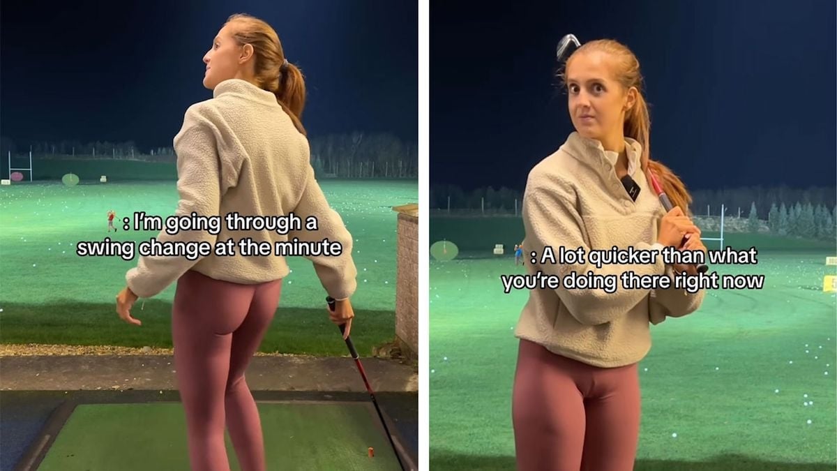 Victime de mansplaining alors qu'elle s'entraîne, cette golfeuse pro a une réaction géniale
