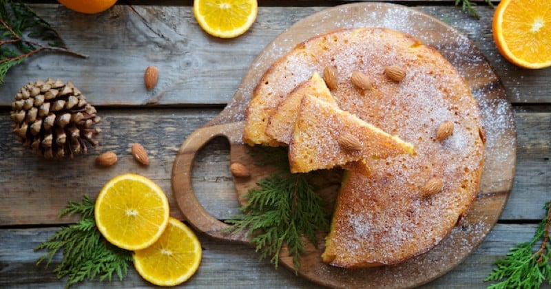 Le gâteau à l'orange est idéal pour la saison