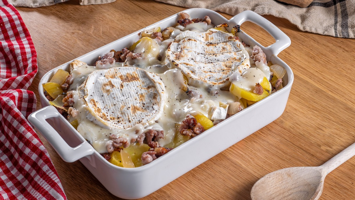 Tartiflette au chèvre