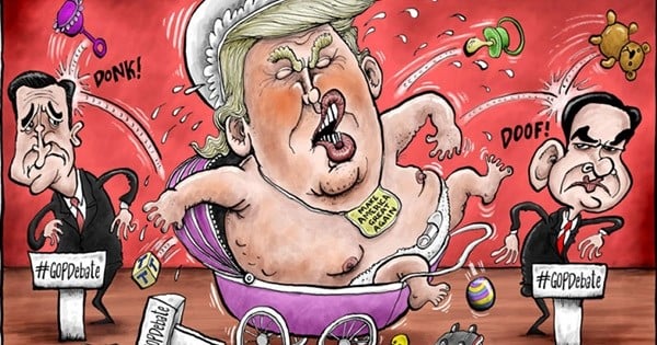 12 caricatures géniales de Donald Trump à travers le monde : parfois, un dessin peut suffire pour décrire un homme !