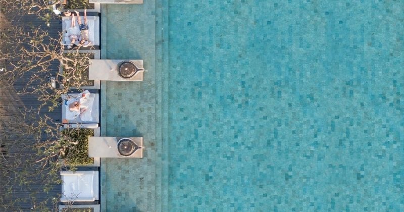 Ces clichés aériens de piscines dans le monde sont bluffants