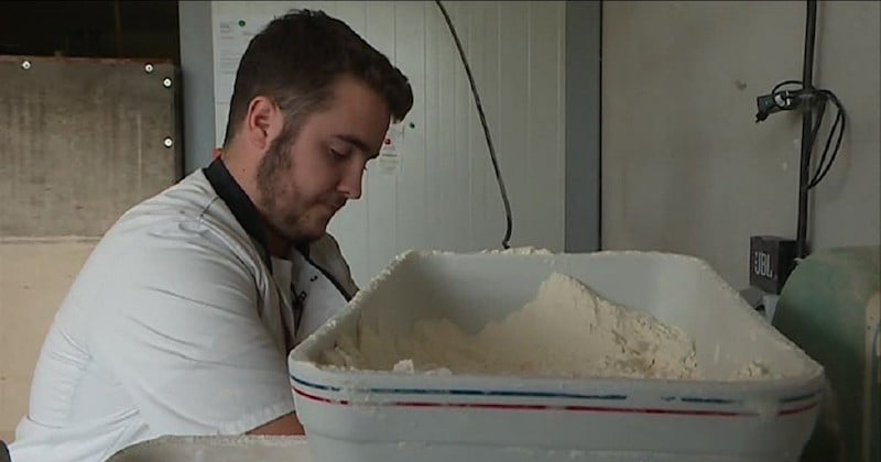 Ce jeune artisan boulanger pousse un coup de gueule contre la grande distribution et ceux qui y achètent leurs baguettes