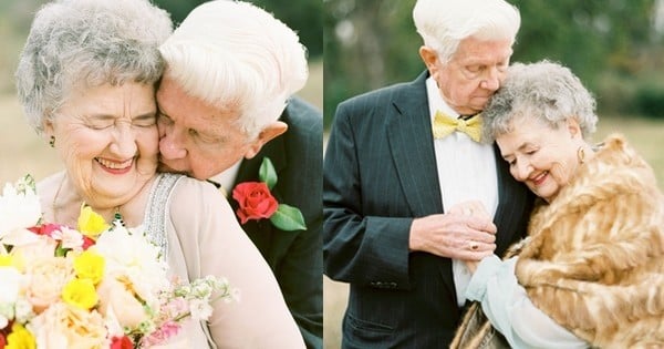 Ce couple fête ses 63 ans de mariage dans une série de photographies absolument adorables... Vous allez craquer !