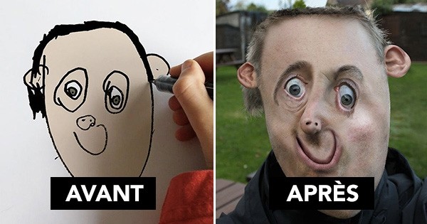 Ce petit garçon de 6 ans fait des dessins et son père leur donne vie ! Le résultat est incroyable... et parfois perturbant