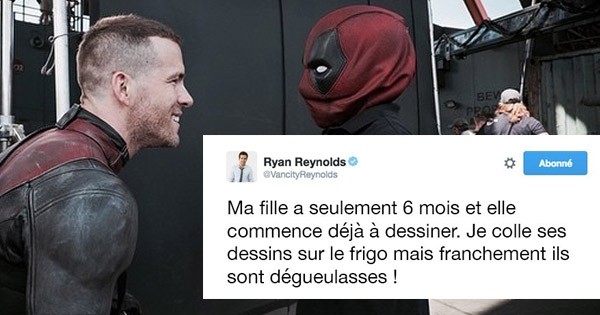 Ces 20 tweets à mourir de rire où Ryan Reynolds (Deadpool) a prouvé qu'il était le père le plus horrible qui existe sur Terre... mais qu'on adore ! 