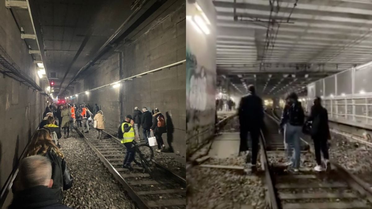 Excédés après avoir été bloqués 2h dans un train, ils descendent sur les voies... et rentrent chez eux à pied