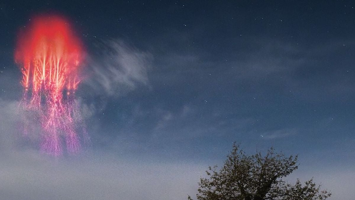 Un farfadet a été photographié en Dordogne, un phénomène rare et sublime