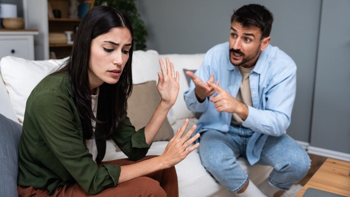 Un couple se dispute