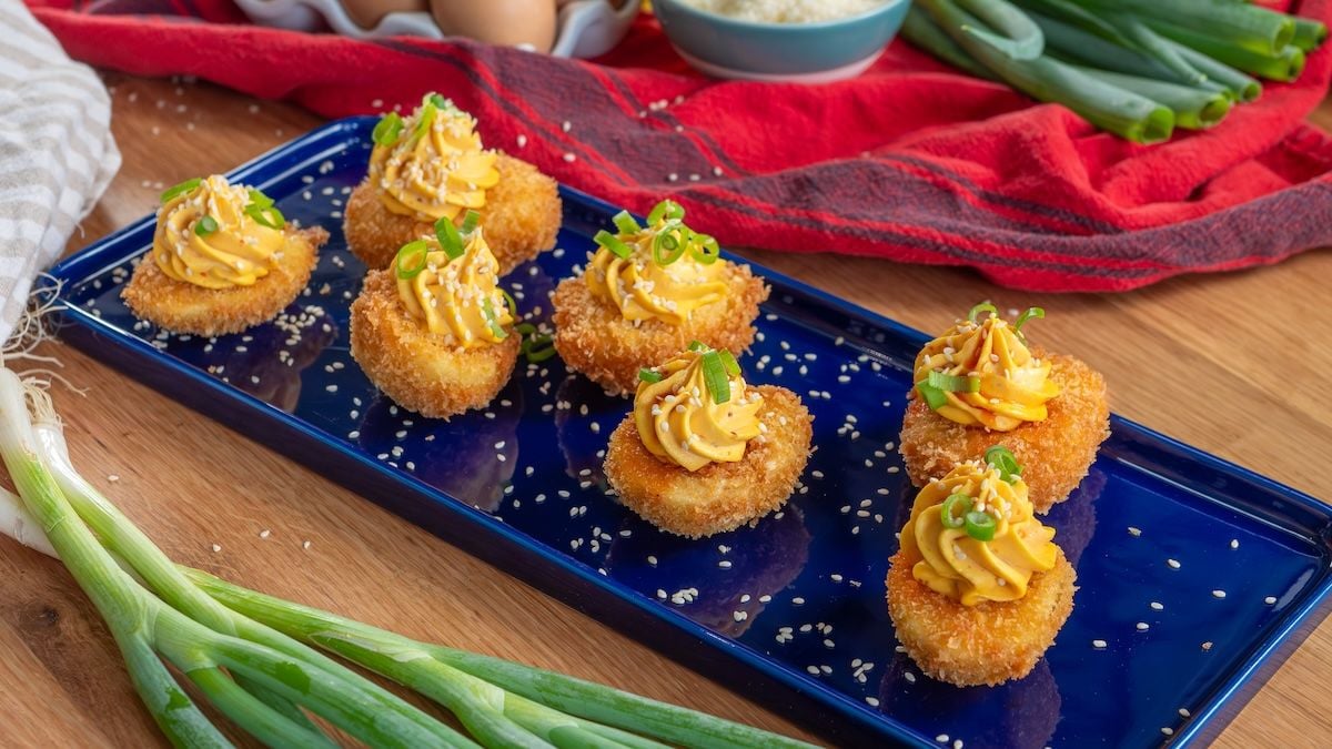 Vous ne mangerez jamais des oeufs mimosa aussi bons que ceux-là !