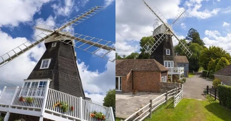 Ce moulin transformé en villa moderne est en vente à plus d'1 million d'euros