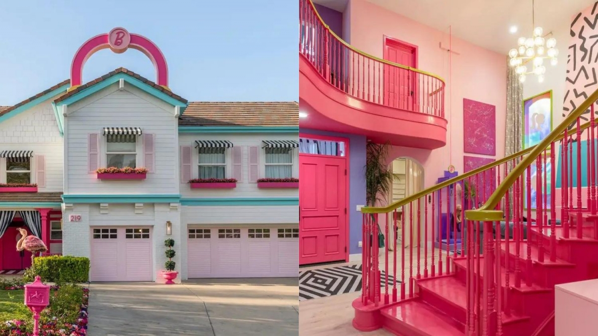 Ils transforment une maison en véritable manoir Barbie et le résultat est aussi coloré que déjanté