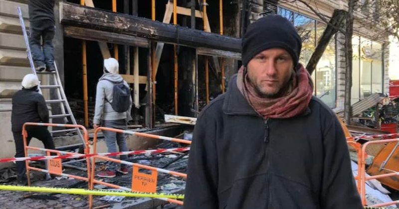 À Lyon, un sans-abri sauve un commerçant d'un incendie