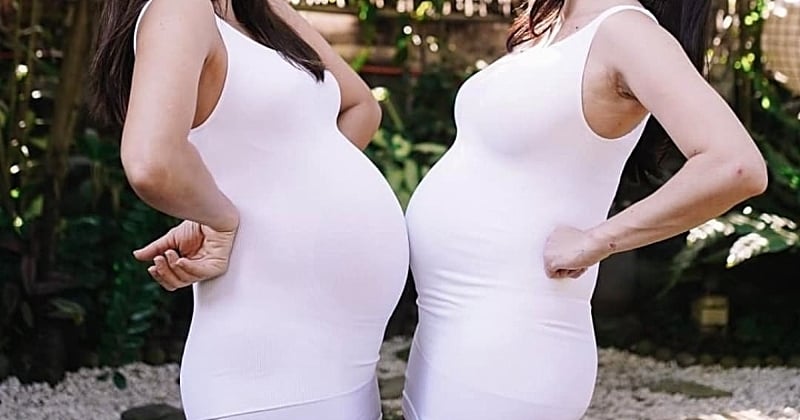 Enceintes, ces deux soeurs ont choisi des prénoms presque identiques sans se concerter