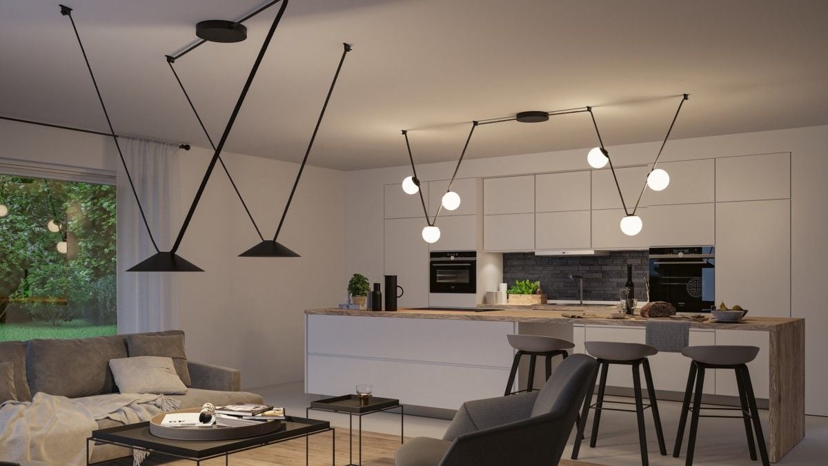 Illuminez votre intérieur comme vous le voulez grâce à ce système d'éclairage en suspension unique