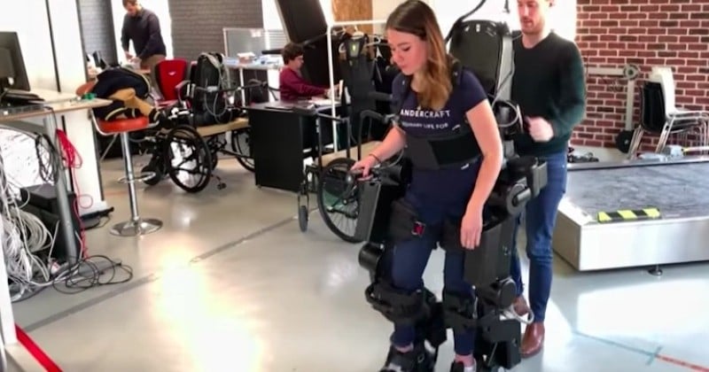 	Un exosquelette révolutionnaire, qui permet aux paraplégiques de marcher, est actuellement testé en centre de rééducation