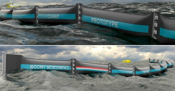 « The Ocean Cleanup », le projet fou d'un étudiant pour nettoyer les océans dont nous vous parlions il y a deux ans, a été lancé hier !