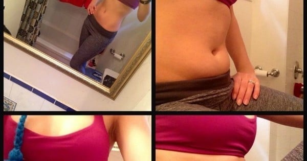 Cette femme a posté ce montage photo de son corps pour nous montrer que 