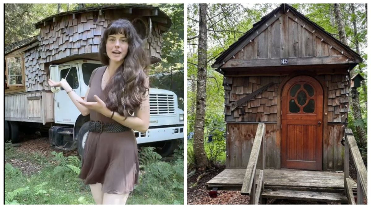 Elle transforme un vieux camion en une maison digne d'un conte de fées, le résultat est incroyable