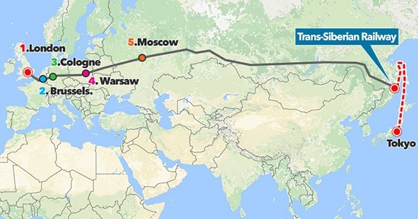 Un train direct reliant Londres à Tokyo ? Un fantasme qui pourrait prochainement prendre vie !