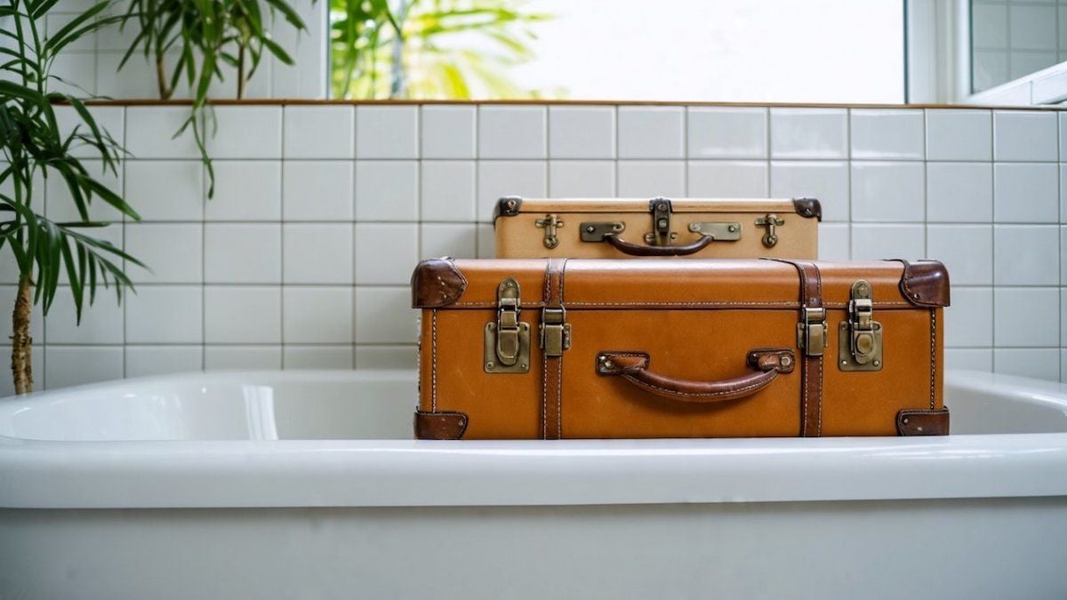 Voici pourquoi vous devriez mettre votre valise dans la baignoire de votre chambre d'hôtel