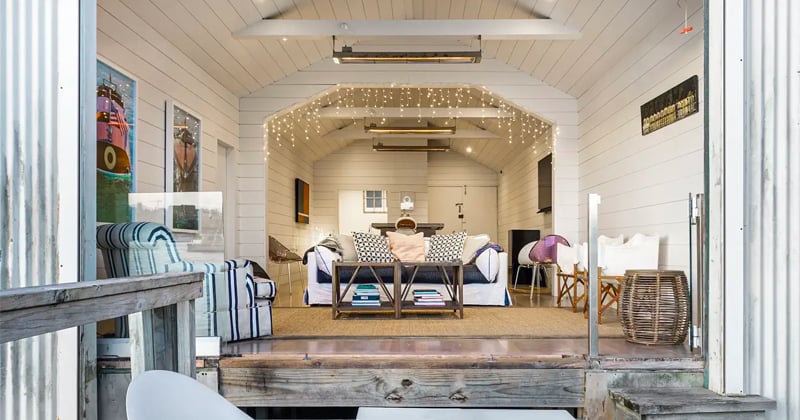 Ce hangar à bateaux totalement rénové vient d'être vendu à plus d'1,25 million de dollars