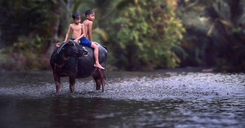Ce photographe indonésien immortalise le quotidien des gens de son village avec des clichés féériques