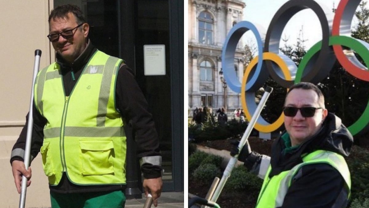 Éboueur star de TikTok, Ludovic a été choisi pour porter la flamme olympique aux JO de Paris