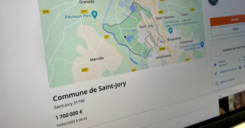 Cette ville française est à vendre 1,7 million d'euros sur Leboncoin