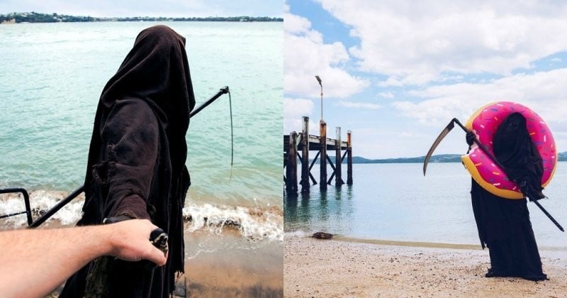 Voici le compte Instagram officiel de la Mort, et les photos de ses vacances à la plage