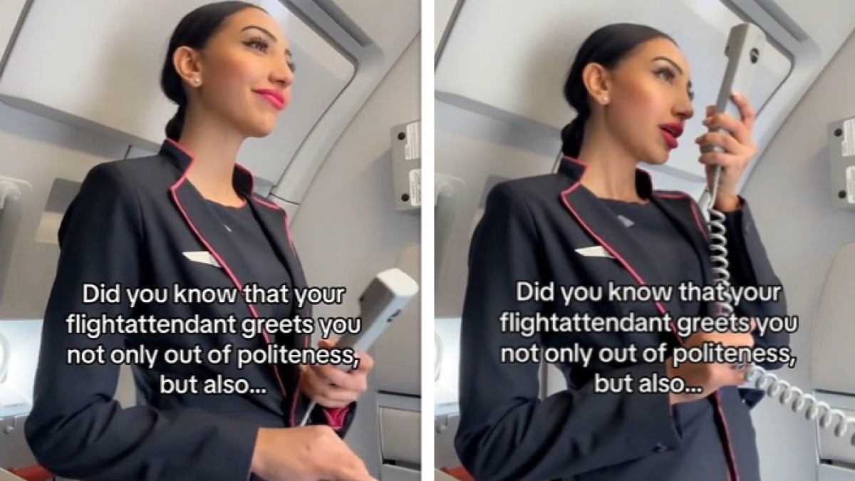 Une hôtesse de l'air dévoile la vraie raison pour laquelle l'équipage vous salue quand vous montez dans l'avion