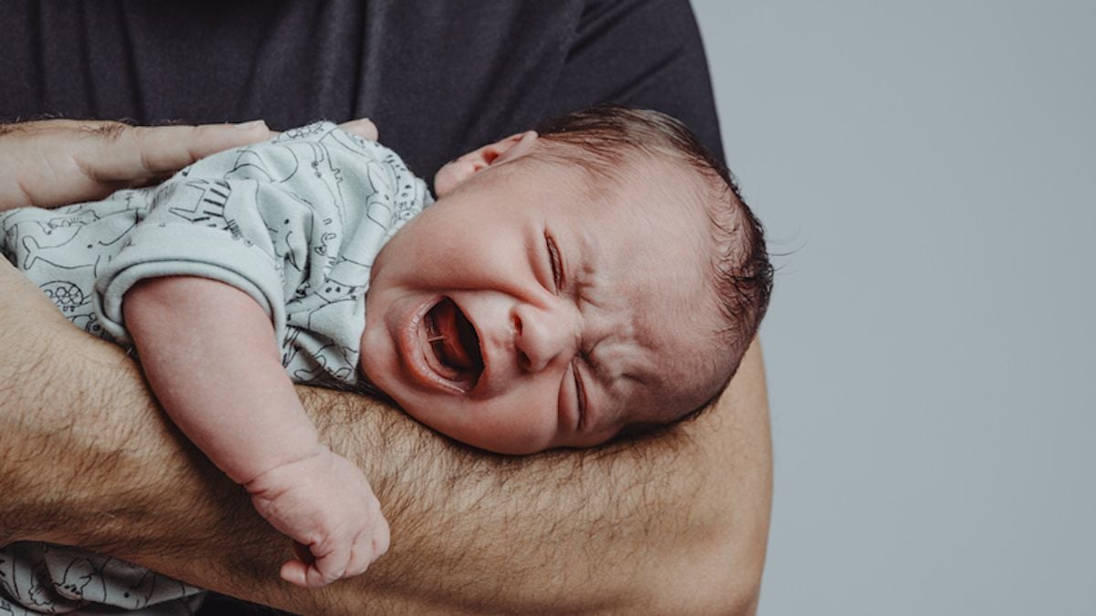 Un bébé qui pleure