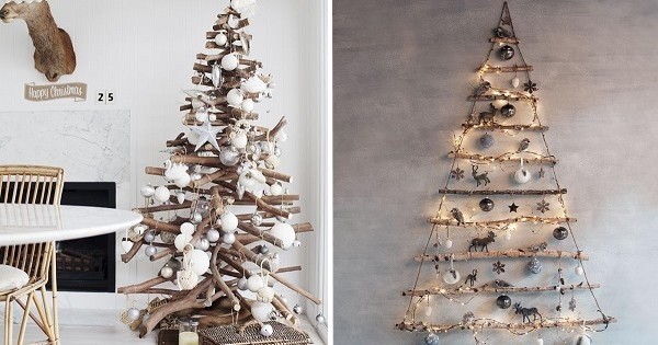 15 sapins de Noël originaux à faire soi-même