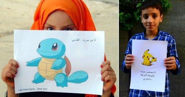 La réponse poignante des enfants Syriens au phénomène Pokémon Go, de quoi remettre les pendules à l'heure.