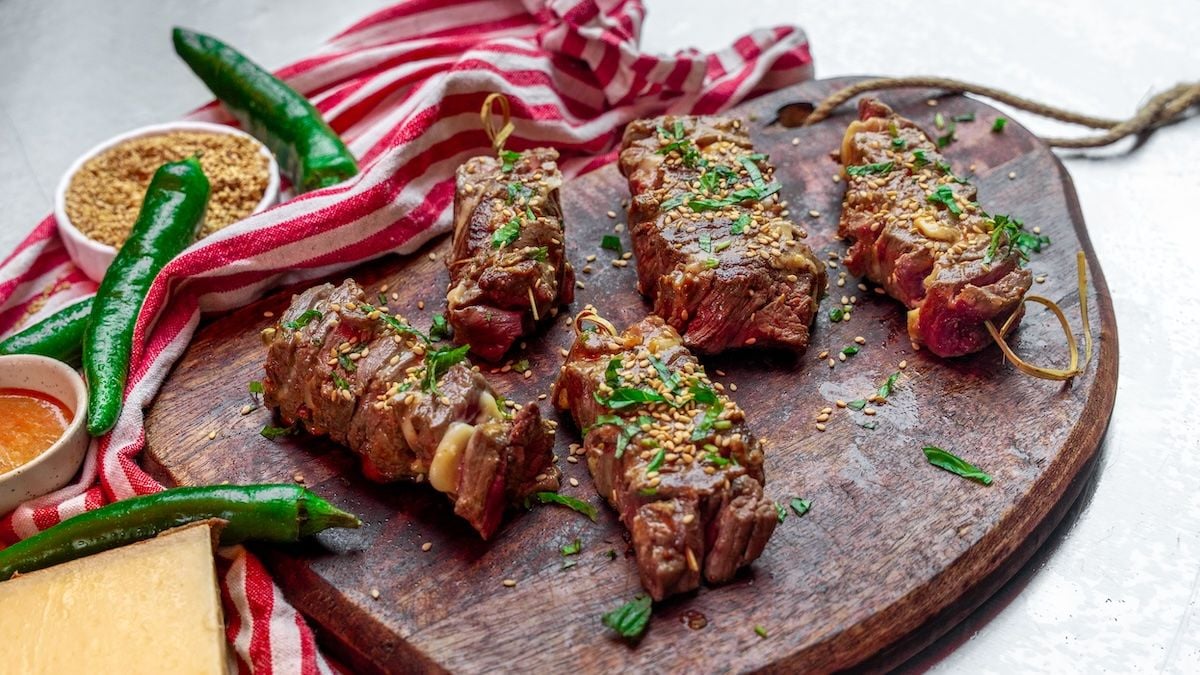Voici votre nouvelle version préférée des brochettes boeuf fromage !