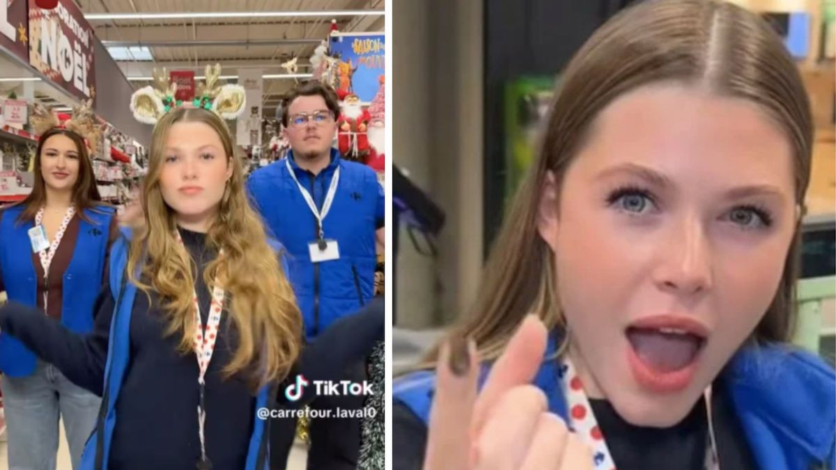 Devenue une star sur TikTok, cette caissière de Carrefour désormais protégée par un agent de sécurité