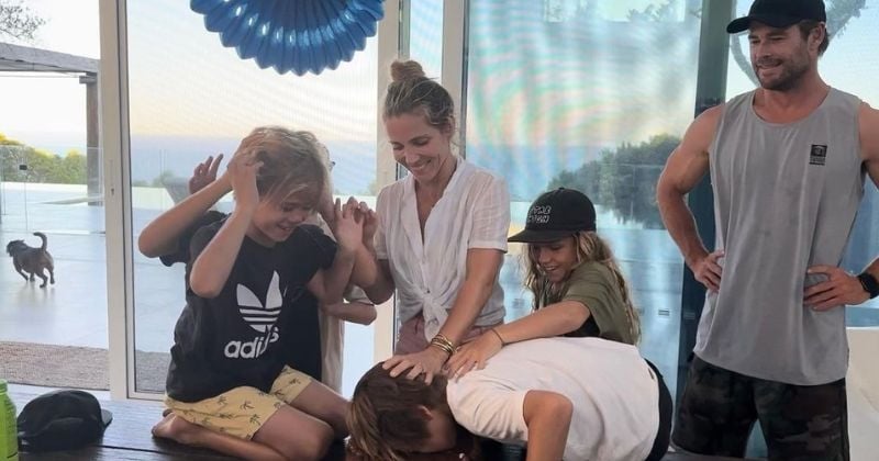 Ce geste, en apparence anodin, de Chris Hemsworth envers son fils, fait enrager de nombreux internautes