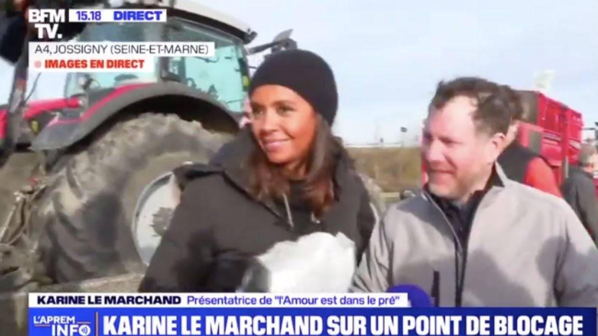 « Arrêtez d'acheter de la merde » : Karine Le Marchand apporte son soutien aux agriculteurs en colère