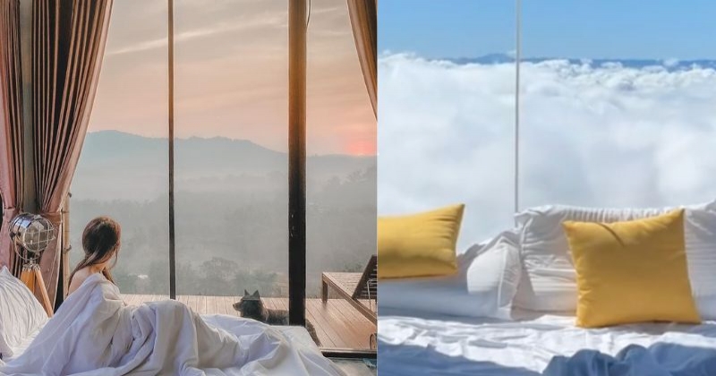 Dans cet hôtel, vous pouvez dormir au milieu des nuages et la vue est à couper le souffle