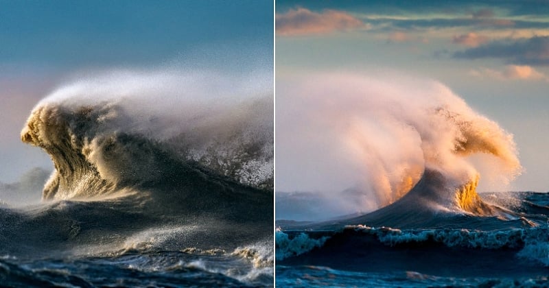 Vous aimez les vagues ? Alors le travail de ce photographe canadien va vous émerveiller
