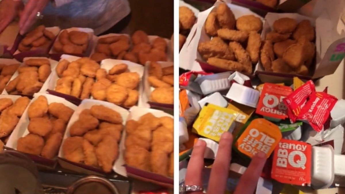 Il fait une erreur lors de sa commande McDonald's et reçoit... 200 nuggets au lieu de 20