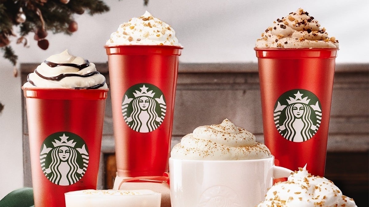 Les boissons de Noël sont de retour chez Starbucks (avec des nouveautés très gourmandes)
