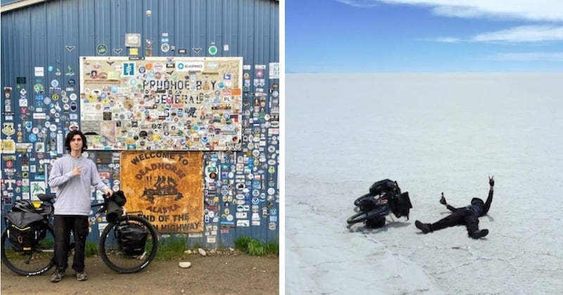 Un ado de 17 ans parcourt 32 000 km à vélo et finit à l'hôpital, mais il ne regrette pas son voyage