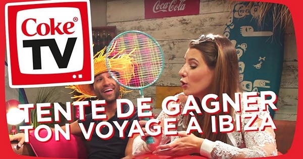 Grâce à Coke TV, tentez de gagner un voyage pour deux personnes à Ibiza... Découvrez comment, c'est simple !